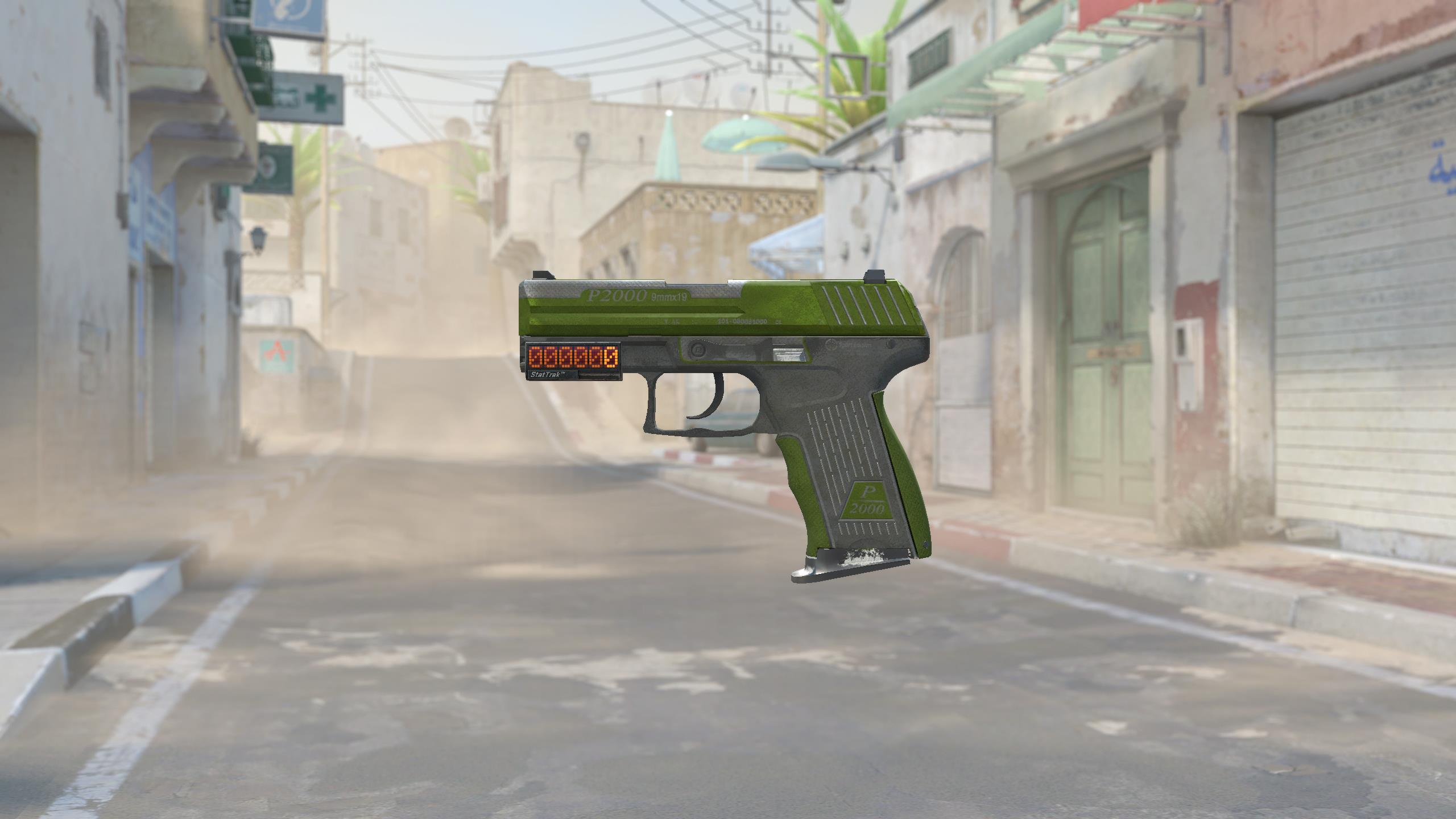 P2000（StatTrak™） | 草皮 (战痕累累)