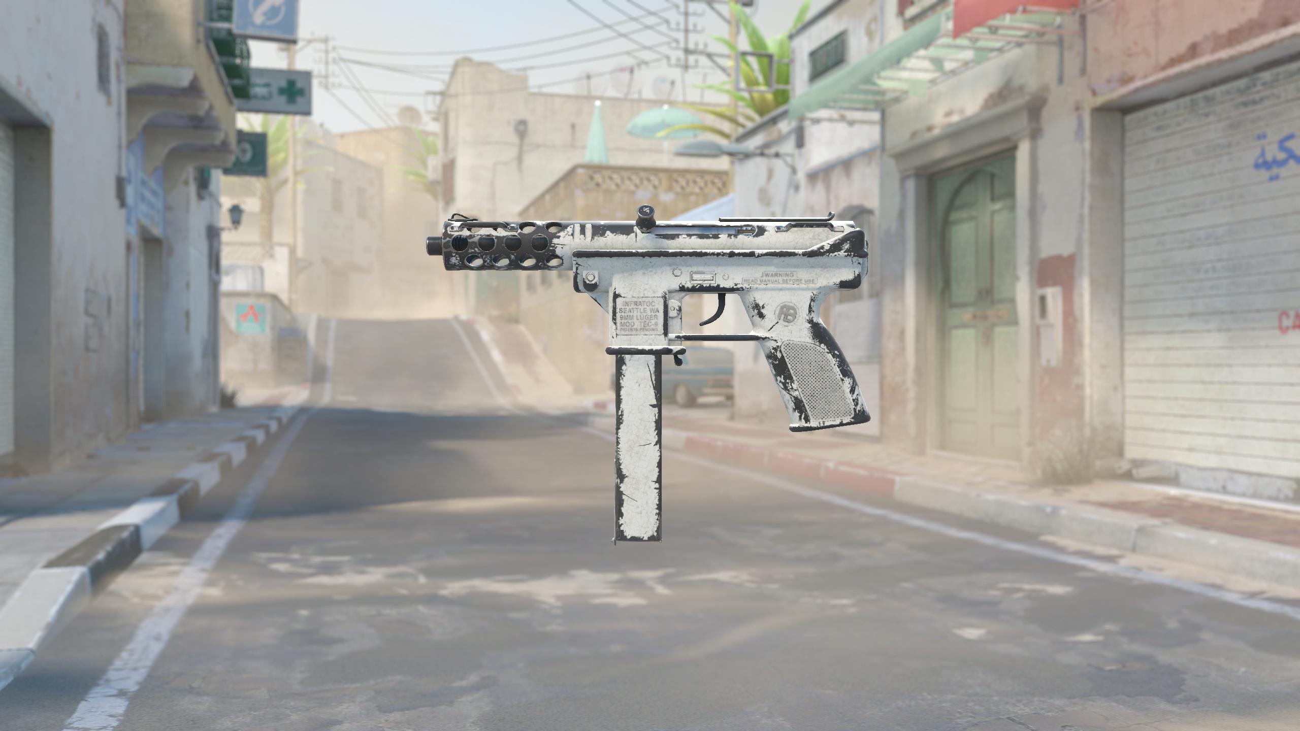 Tec-9 | 银装素裹 (破损不堪)