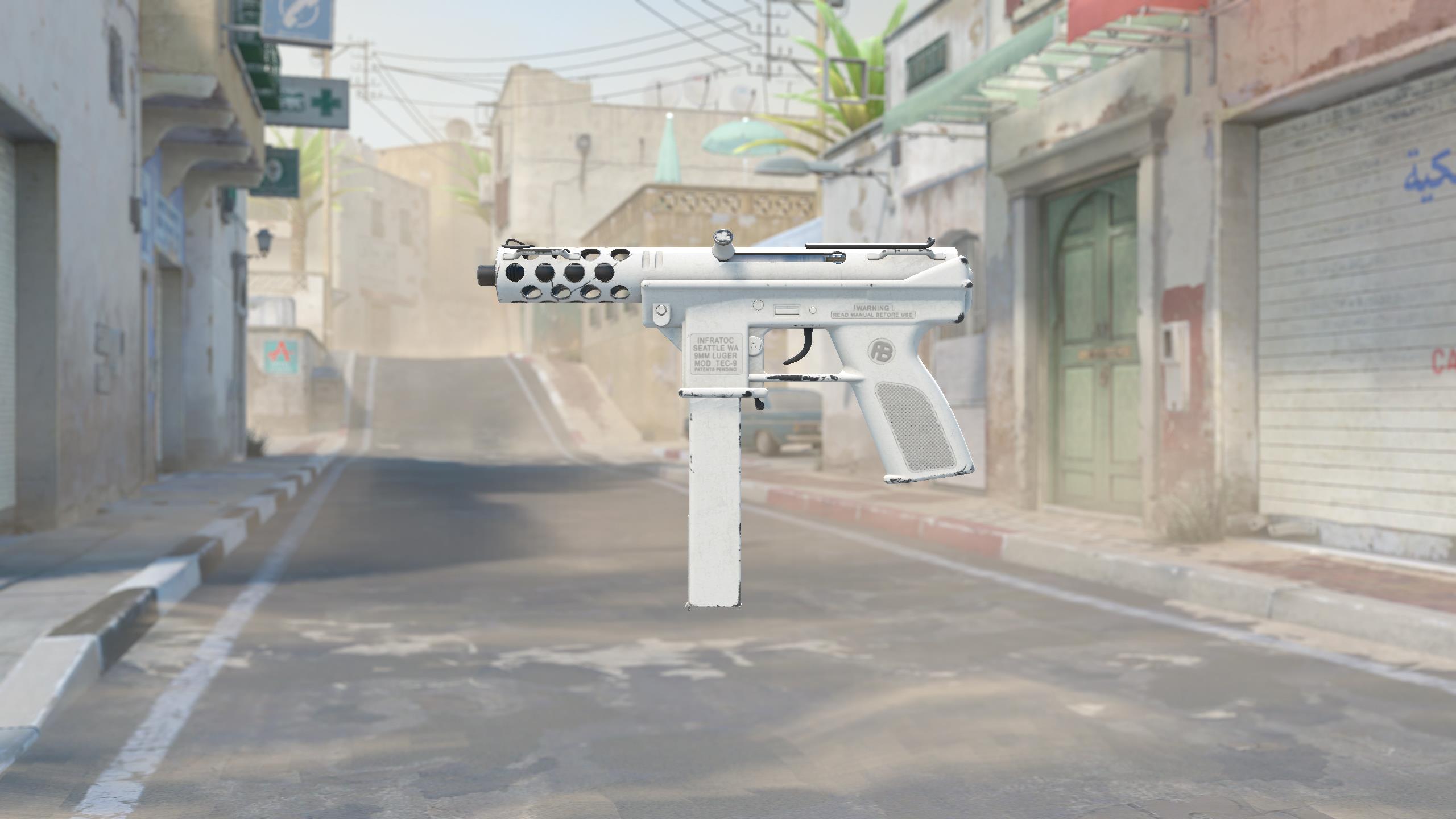 Tec-9 | 银装素裹 (略有磨损)