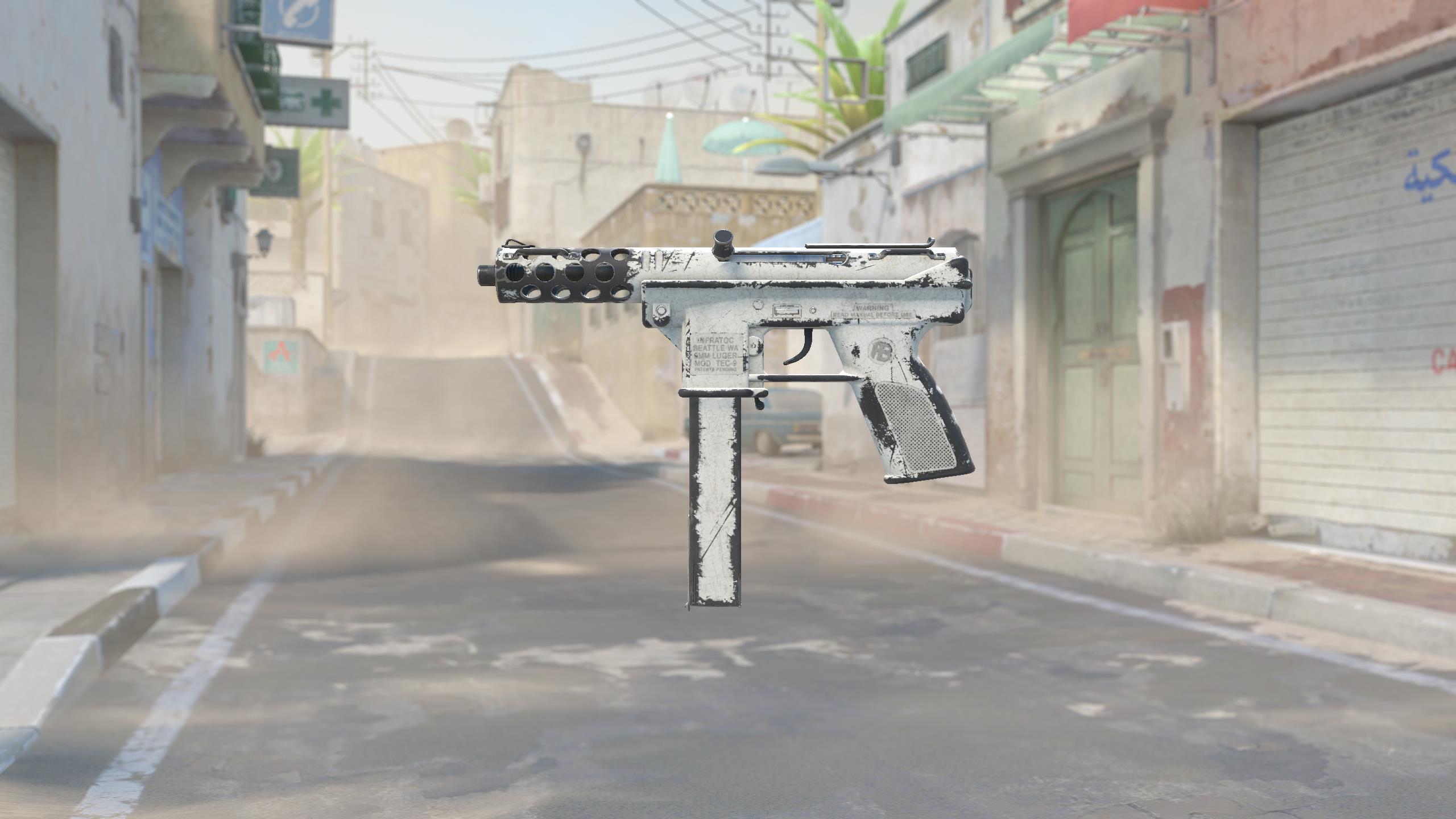 Tec-9 | 银装素裹 (破损不堪)