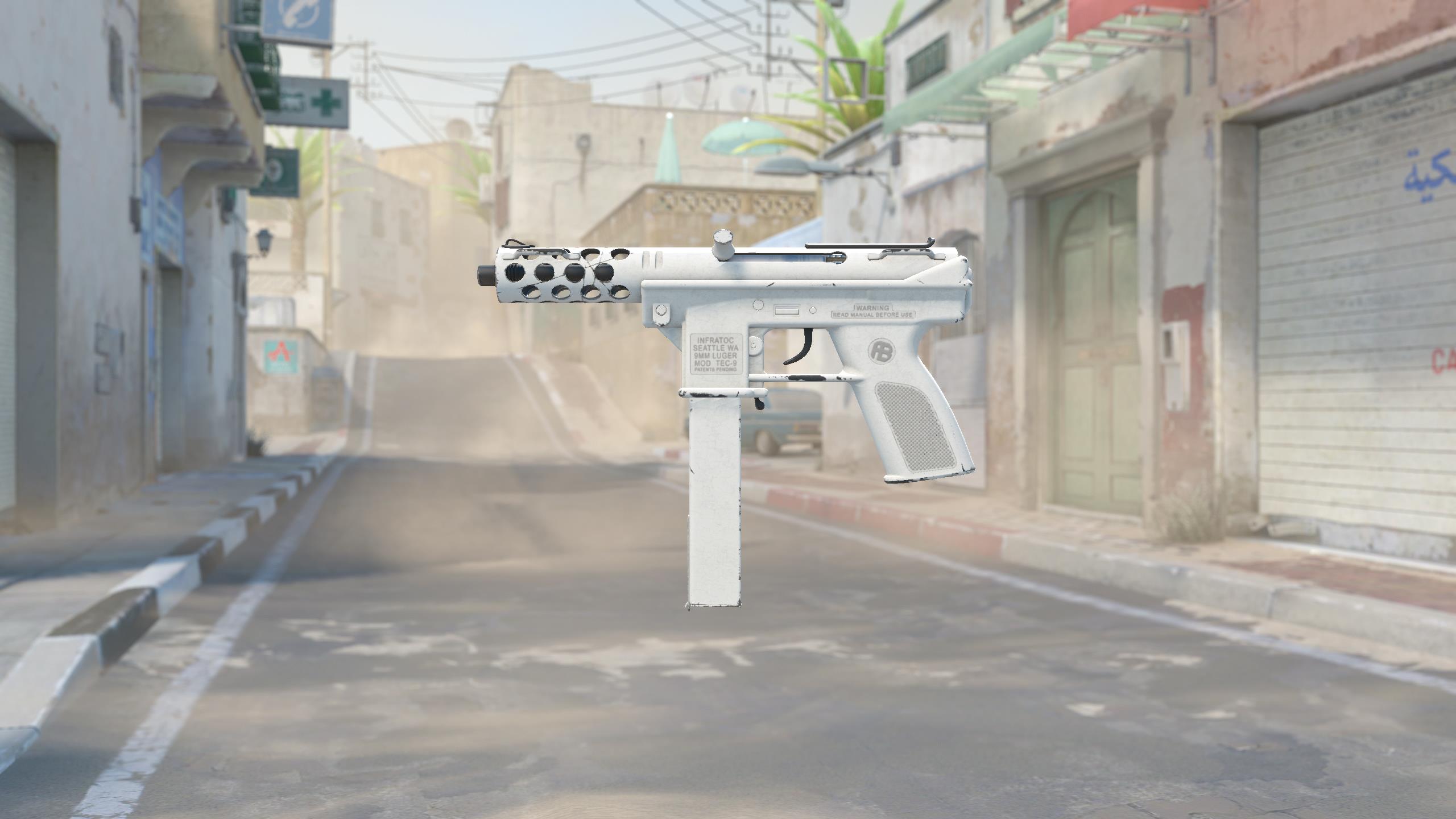 Tec-9 | 银装素裹 (略有磨损)