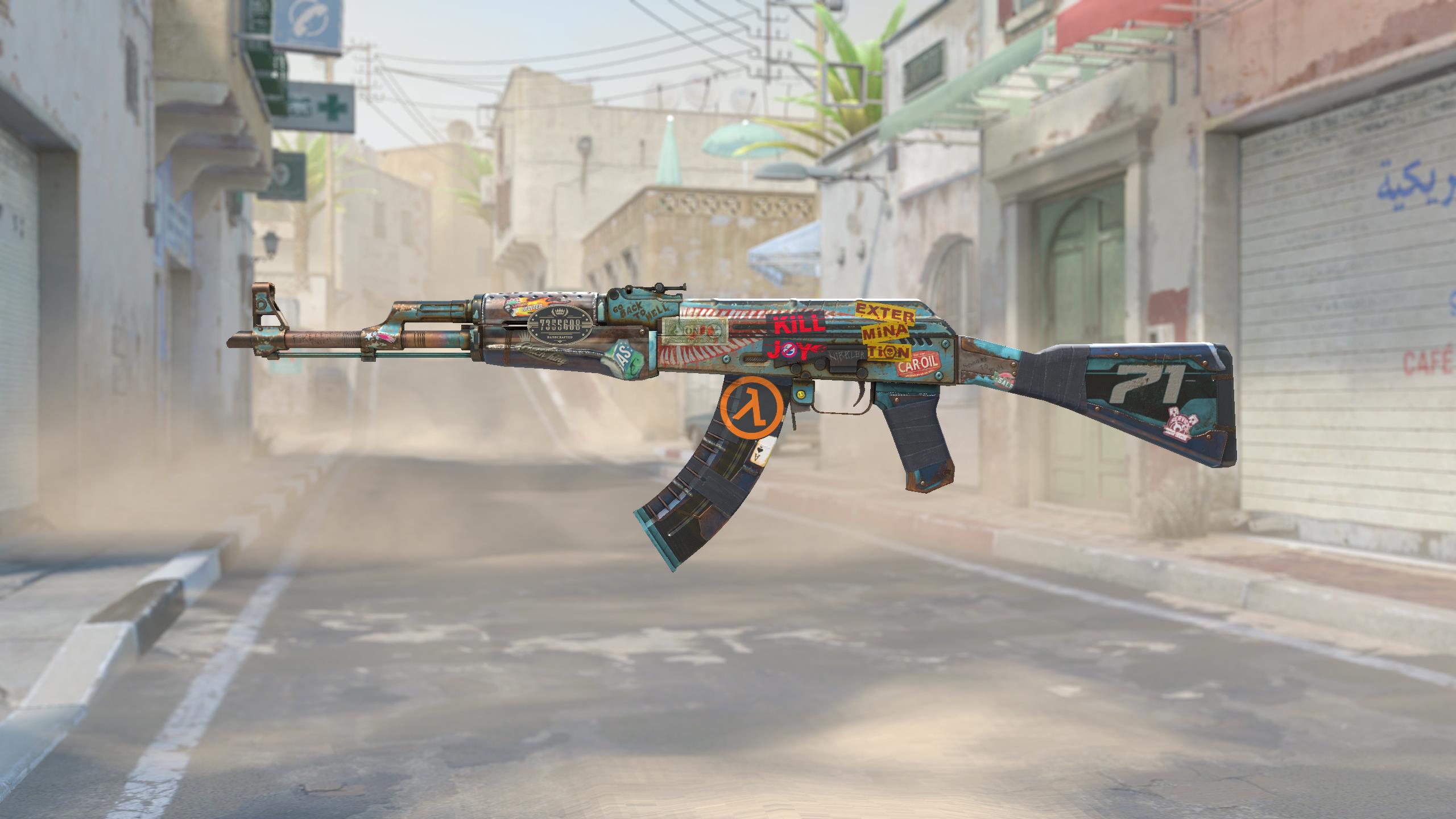 AK-47 | 复古浪潮 (略有磨损)