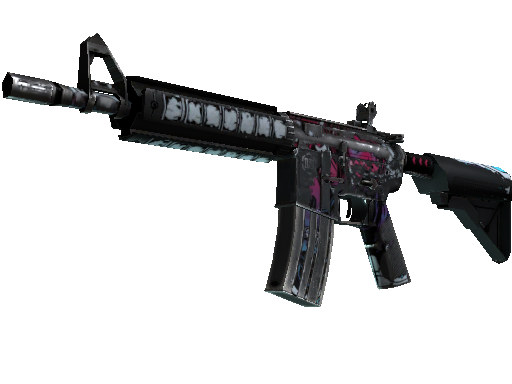 M4A4（StatTrak™） | 黑色魅影 (战痕累累)