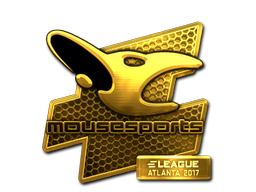 Sticker | mousesports (Gold) | Atlanta 2017